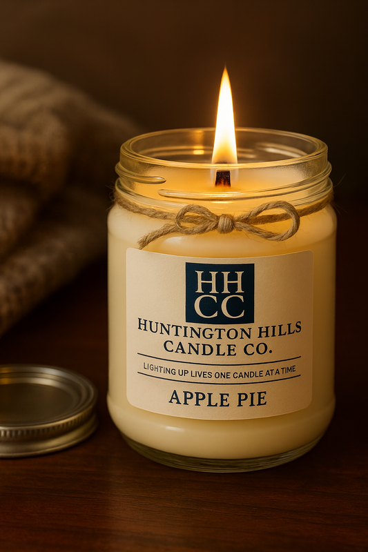 Apple Pie Wooden Wick Soy Candle